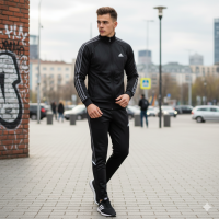 ЛЕТЕН мъжки анцуг Adidas Climacool Poliamid черен/бяло ЛЕТЕН мъжки анцуг Adidas Climacool Poliamid черен/бяло